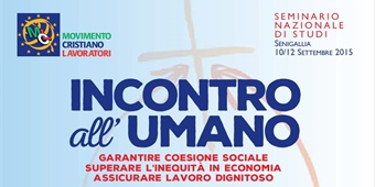 Costalli: “Garantire coesione sociale, superare l’inequita’ in economia, assicurare un lavoro dignitoso”